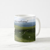 Niedlich Cartoon Mouse Journey Kaffeetasse (VorderseiteRechts)