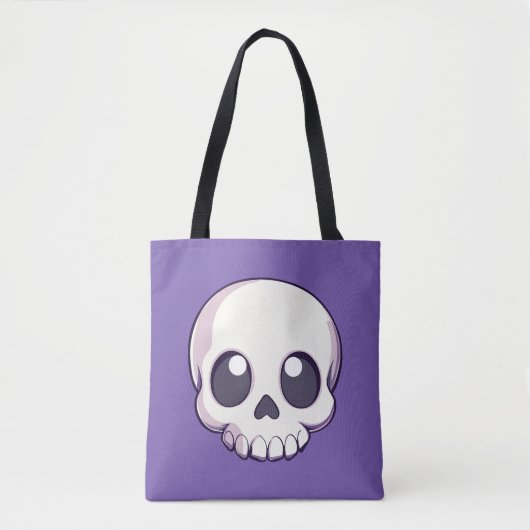 Niedlich Cartoon Skull Halloween Tasche (Vorderseite)