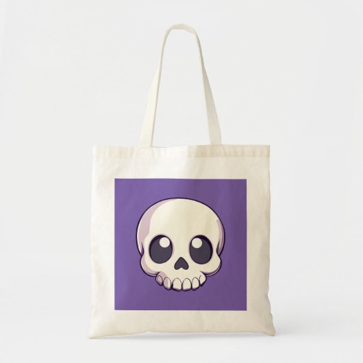 Niedlich Cartoon Skull Halloween Tragetasche (Vorne)