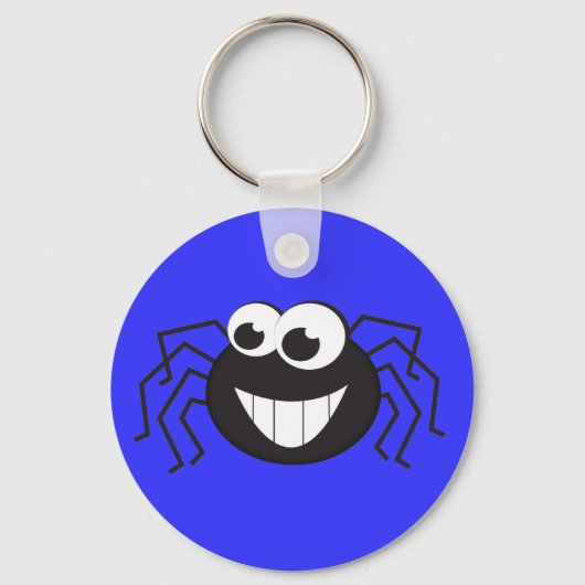 Niedlich Cartoon Spider Schlüsselanhänger (Vorderseite)