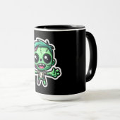 Niedlich, Cartoon Zombie Tasse (VorderseiteRechts)