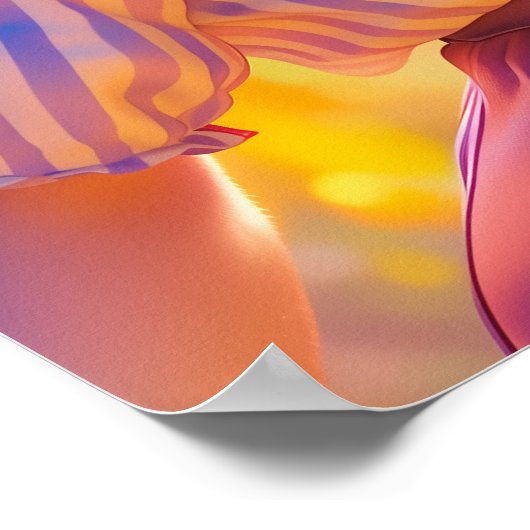 Niedlich Cat Anthro Poster (Ecke)