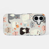 Niedlich Cat Apple iPhone 16 Fall Hülle (Rückseite (Horizontal))