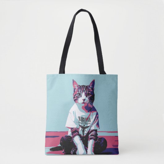 Niedlich Cat Chillin Tasche (Vorderseite)