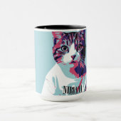 Niedlich Cat Chillin Tasse (Zentrum)