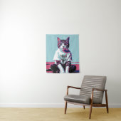 Niedlich Cat Chillin Wandteppich (Beispiel)