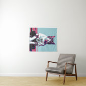 Niedlich Cat Chillin Wandteppich (Beispiel (Horizontal))