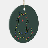 Niedlich Cat Christmas Cat Mama Funny Xmas Cat Lov Keramik Ornament (Rechts)