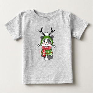 Niedlich Cat Christmas Kleinen Geschenke Galore Baby T-shirt