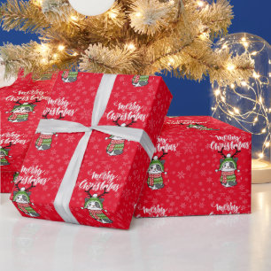 Niedlich Cat Christmas Kleinen Geschenke Galore Geschenkpapier
