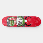 Niedlich Cat Christmas Kleinen Geschenke Galore Skateboard (Horizontal)
