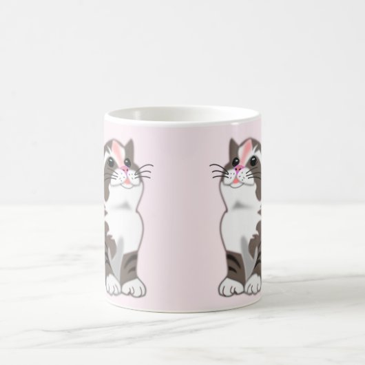 Niedlich Cat Coffee Tasse (Mittel)