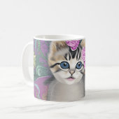 Niedlich Cat Coffee Tasse (Vorderseite Links)