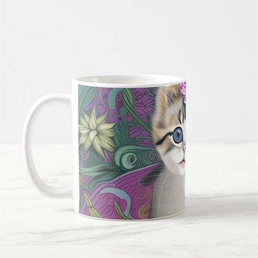 Niedlich Cat Coffee Tasse (Links)
