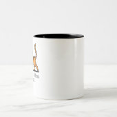 Niedlich Cat Couple Funny Kittens Valentinstag Zweifarbige Tasse (Mittel)