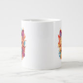 Niedlich Cat Face Digital Art Design-86002 Jumbo-Tasse (Vorderseite)