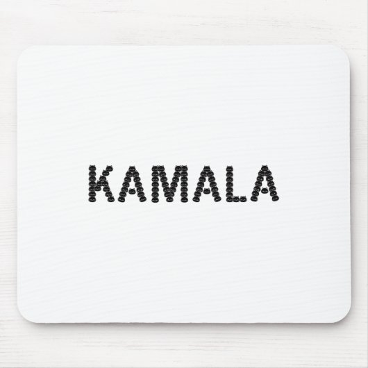 Niedlich Cat Face Kamala Letter Funny Design Mousepad (Vorne)