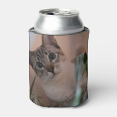 Niedlich Cat Foto Portrait Dosenkühler (Kanne Vorderseite)
