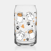 Niedlich Cat Ghost Halloween Dosenglas (Rechts)
