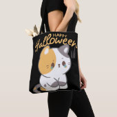 Niedlich Cat Happy Hallowen Tasche (Von Nahem)