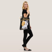 Niedlich Cat Happy Hallowen Tasche (Am Model)