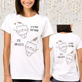 Niedlich Cat Individuelle Name Funny Cat Lover T - T-Shirt