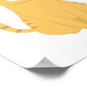 Niedlich Cat Kawaii Poster (Ecke)