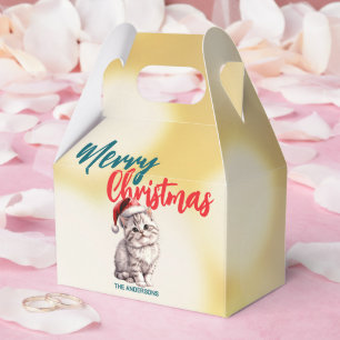 Niedlich Cat kitty Weihnachten süß Weihnachten Fro Geschenkschachtel