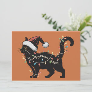 Niedlich Cat Lover Christmas Cat Mama Xmas Geschen Feiertagskarte