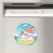 Niedlich Cat Magnet (In Situ (Geschirrspüler))