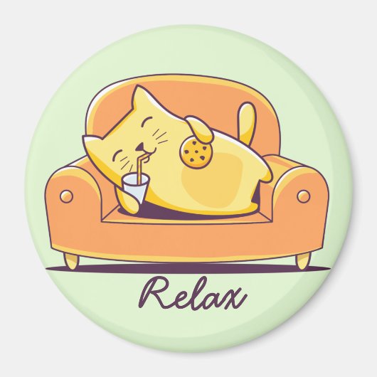 Niedlich Cat Magnet (Vorne)