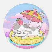 Niedlich Cat Magnet (Vorne)
