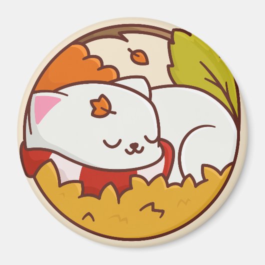 Niedlich Cat Magnet (Vorne)