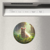 Niedlich Cat Magnet (In Situ (Geschirrspüler))