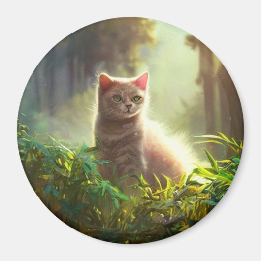 Niedlich Cat Magnet (Vorne)