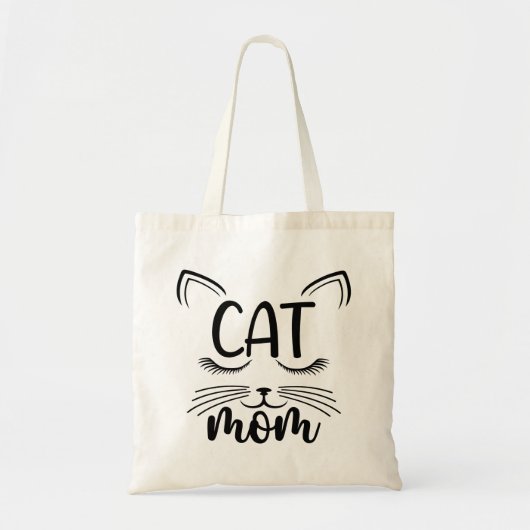Niedlich Cat Mama Kitten Tragetasche (Vorne)