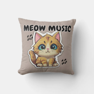 Niedlich Cat Meow Cat Kissen