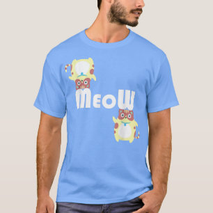 Niedlich Cat Meow Kitty Kitten  T-Shirt