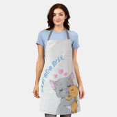 Niedlich Cat Mom Schürze, Mütter Tagesgeschenk Bes Schürze (Getragen)
