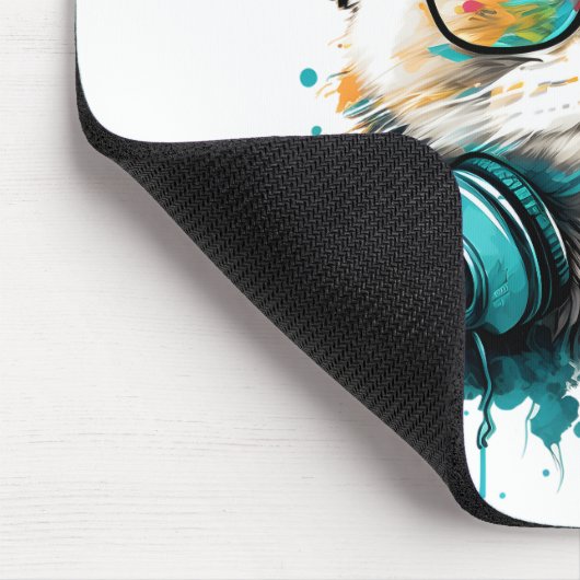 Niedlich Cat Mouse Pad Mousepad (Ecke)