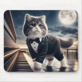 Niedlich Cat Pawdigy Plays a Moonlight Sonata Mousepad (Vorne)