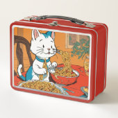 Niedlich Cat Spaghetti Lunchbox (Vorderseite)
