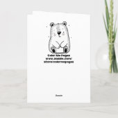 Niedlich Cat-Thema Farbseite Mädchen zum Geburtsta Karte (Rückseite)