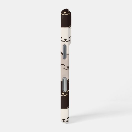 Niedlich Cat Vibes iPhone Hülle (Rechte Seite)