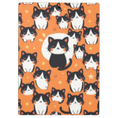 Niedlich Cat Vibes Klemmbrett (Rückseite)