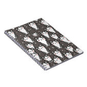 Niedlich Cat Vibes Notizblock (Rechte Seite)