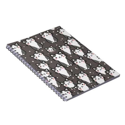 Niedlich Cat Vibes Notizblock (Rechte Seite)