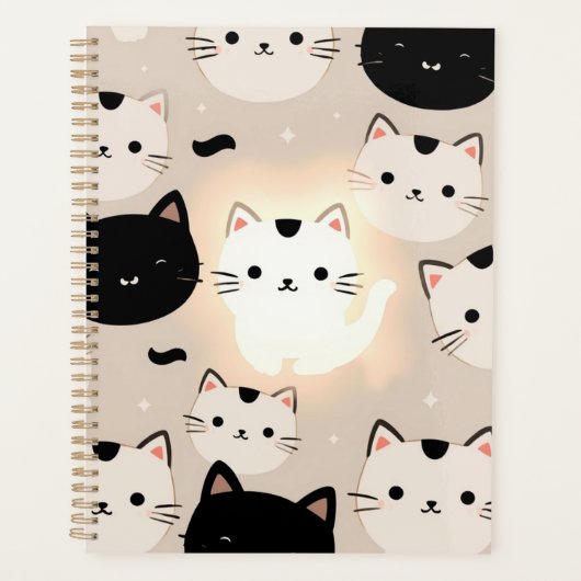 Niedlich Cat Vibes Planer (Vorderseite)