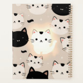 Niedlich Cat Vibes Planer (Rückseite)