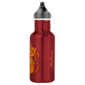 Niedlich Cat Wasserflaschen für individuelle Namen Edelstahlflasche (Rechts)